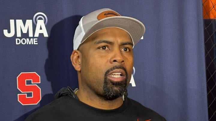 Syracuse head coach Fran Brown