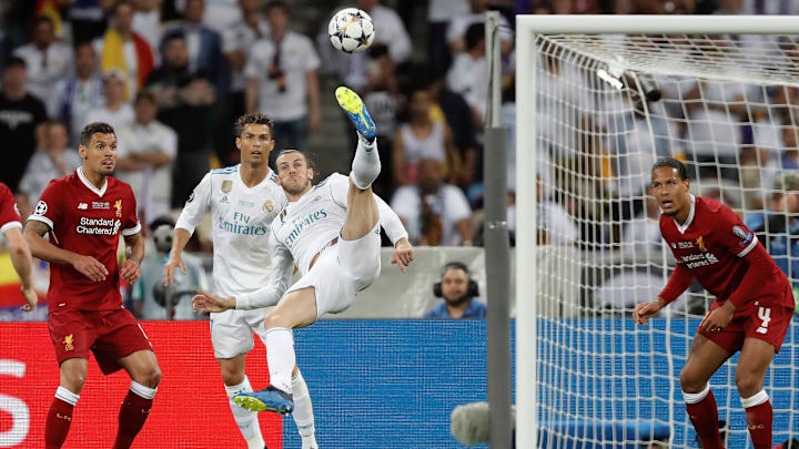 Gareth Bale with a moment of magic on the big stage