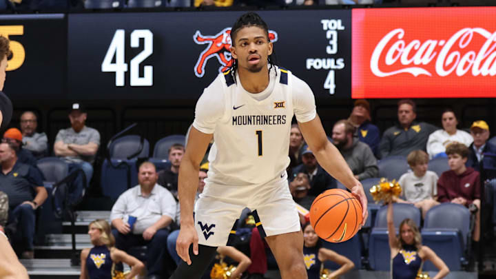 West Virginia University guard Jasper Floyd