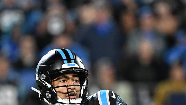 Oct 4, 2026; Charlotte, North Carolina, USA; Carolina Panthers quarterback Bryce Young (9) looks to pass in the second half at Bank of America Stadium. Mandatory Credit: Bob Donnan-Imagn Images Oct 4, 2026; Charlotte, North Carolina, USA; Carolina Panthers quarterback Bryce Young (9) looks to pass in the second half at Bank of America Stadium. Mandatory Credit: Bob Donnan-Imagn Images