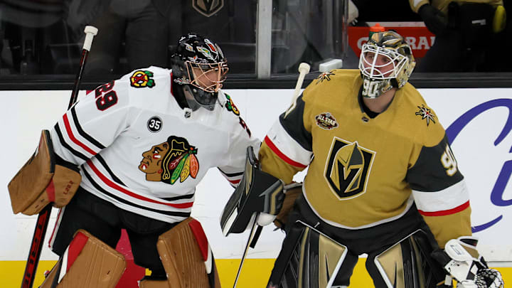 Chicago Blackhawks v Vegas Golden Knights