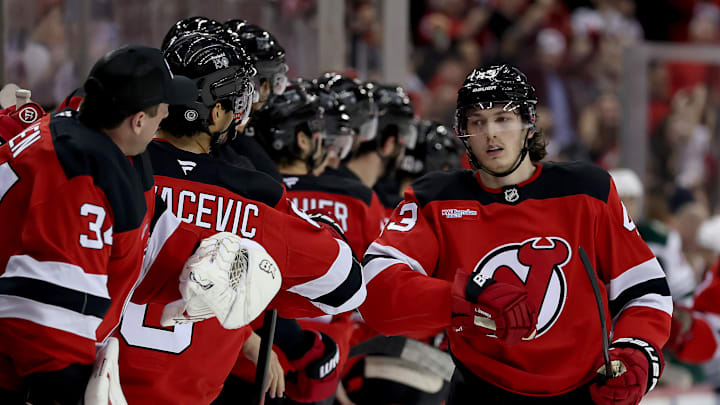 Luke Hughes, recently extended by the New Jersey Devils, seems to be gearing up for a future as the team's next top defenseman. 