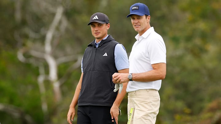 Ludvig Aberg, Tom Brady - The RSM Classic 2024