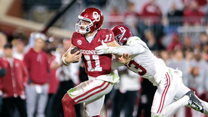 New Auburn Tigers quarterback Jackson Arnold rushed for over 100 yards in Oklahoma's win over Alabama. New Auburn Tigers quarterback Jackson Arnold rushed for over 100 yards in Oklahoma's win over Alabama.