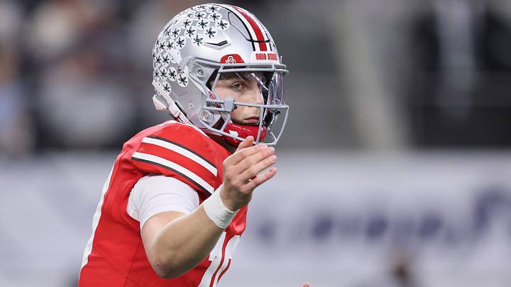 Ohio State quarterback Julian Sayin