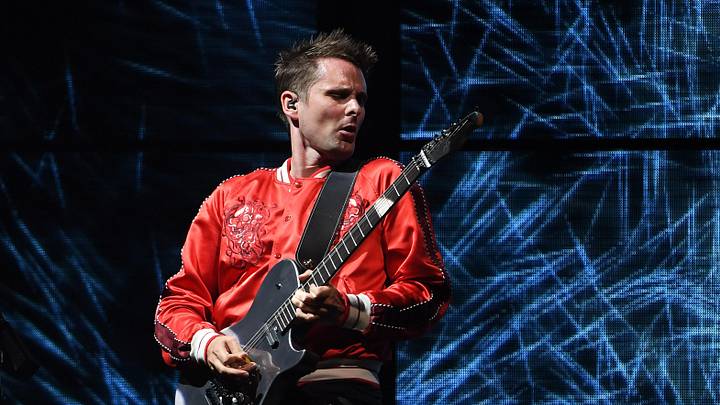 Matt Bellamy of Muse performs at Perfect Vodka Amphitheater Matt Bellamy of Muse performs at Perfect Vodka Amphitheater