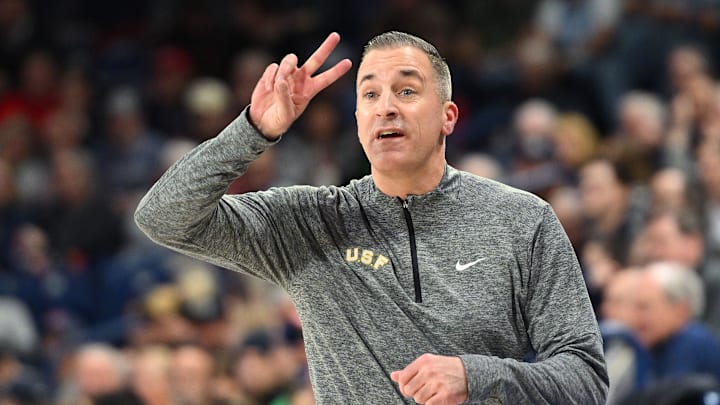 San Francisco Dons head coach Chris Gerlufsen. 