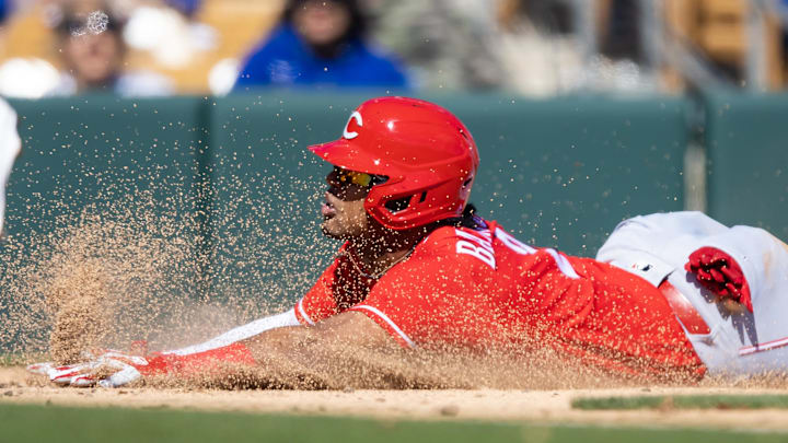 Cincinnati Reds base runner Jose Barrero.