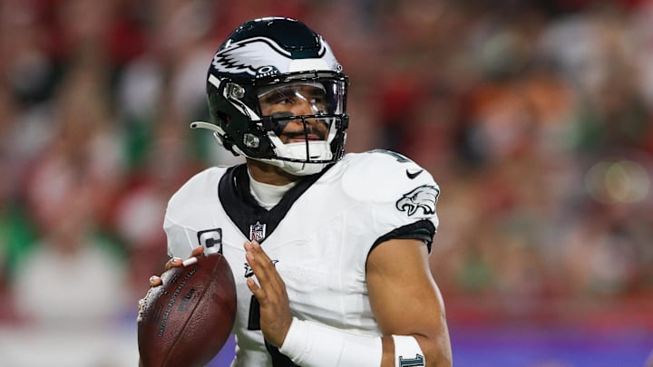 Philadelphia Eagles quarterback Jalen Hurts.