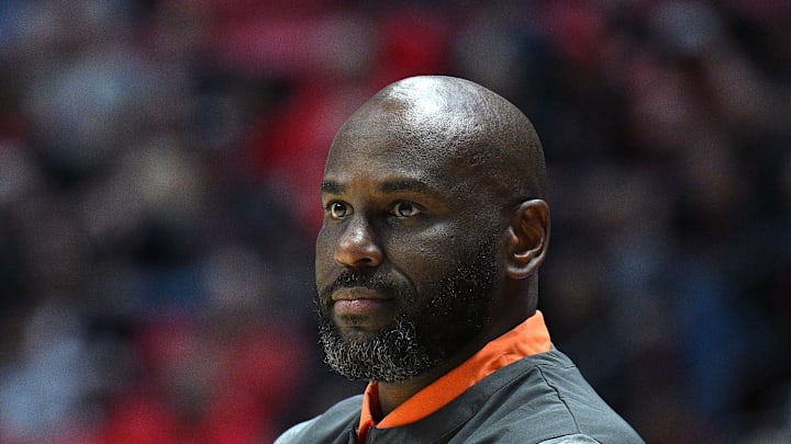 Cal State Fullerton Titans head coach Dedrique Taylor