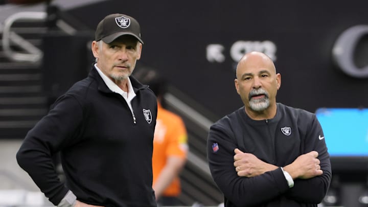 Mike Mayock with Rich Bisaccia.