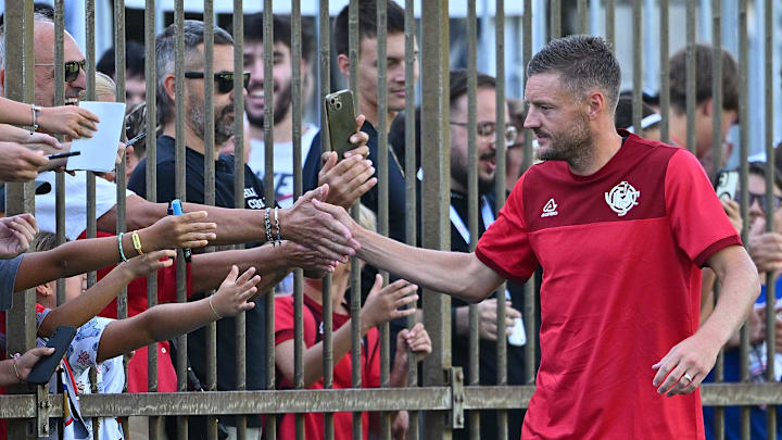 US Cremonese New Signing Jamie Vardy First Training Session