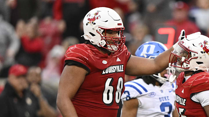 The Atlanta Falcons signed former Louisville Cardinals offensive lineman Michael Gonzalez on Friday. The Atlanta Falcons signed former Louisville Cardinals offensive lineman Michael Gonzalez on Friday.