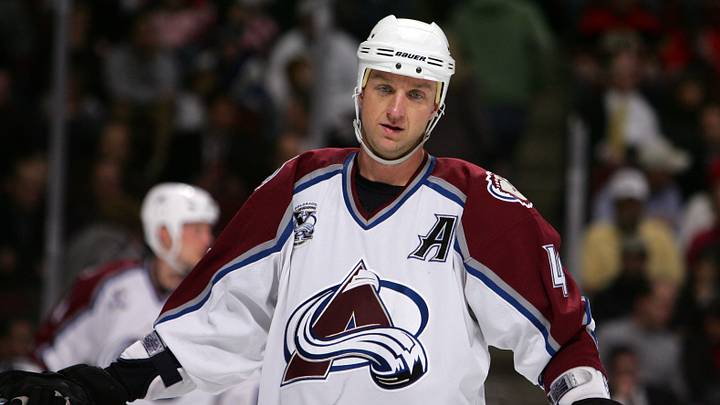 Colorado Avalanche defenseman Rob Blake Credit: Jerry Lai-USA TODAY Sports Copyright © Jerry Lai Colorado Avalanche defenseman Rob Blake Credit: Jerry Lai-USA TODAY Sports Copyright © Jerry Lai
