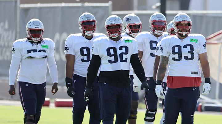 Las Vegas Raiders Hold Joint Practices With New England Patriots