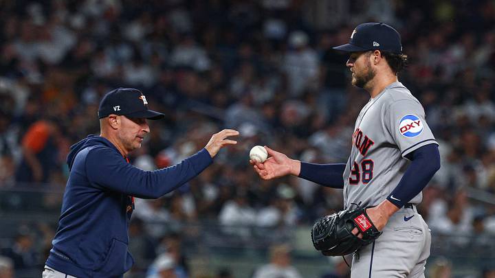 Houston Astros pitcher Peter Lambert Credit: Vincent Carchietta | Imagn Images