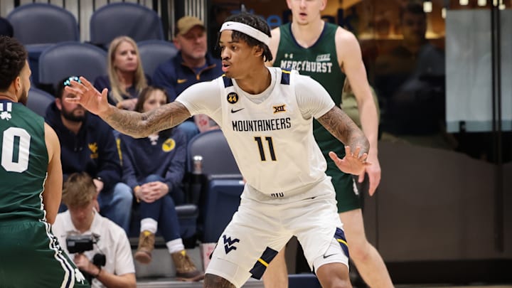 West Virginia University guard Jonathan Powell West Virginia University guard Jonathan Powell