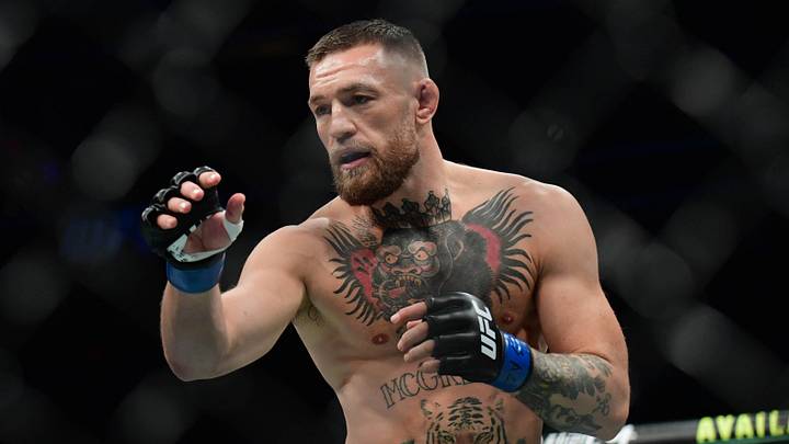 Jul 10, 2021; Las Vegas, Nevada, USA; Conor McGregor fights Dustin Poirier during UFC 264 at T-Mobile Arena. Mandatory Credit: Gary A. Vasquez-Imagn Images Jul 10, 2021; Las Vegas, Nevada, USA; Conor McGregor fights Dustin Poirier during UFC 264 at T-Mobile Arena. Mandatory Credit: Gary A. Vasquez-Imagn Images