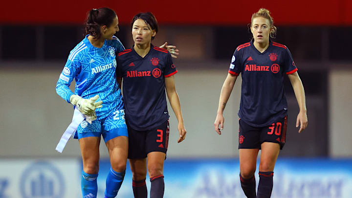 Mission accomplished: Die FC Bayern Frauen stehen nach dem 4:0 beim FC Rosengard im Viertelfinale der Champions League
