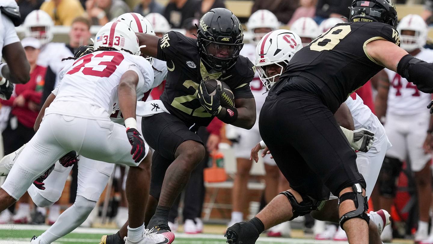Wake Forest Kickoff Time and TV Schedule Announced Against NC State