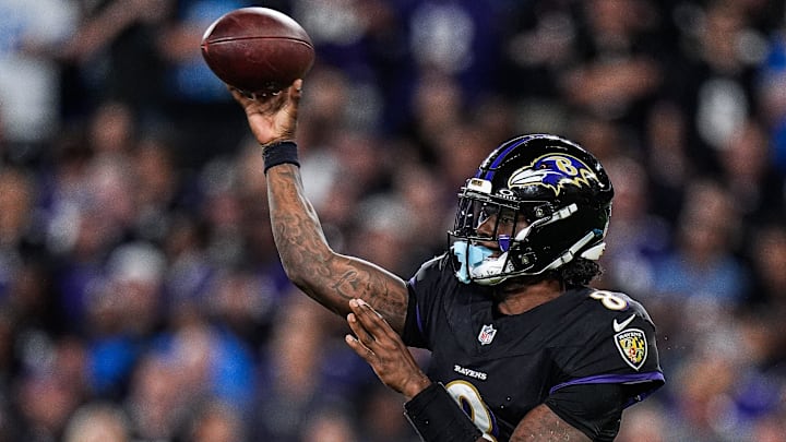Baltimore Ravens quarterback Lamar Jackson.