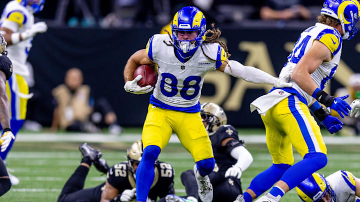 Jordan Whittington will see an increase in fantasy value once the Rams trade Cooper Kupp. 
