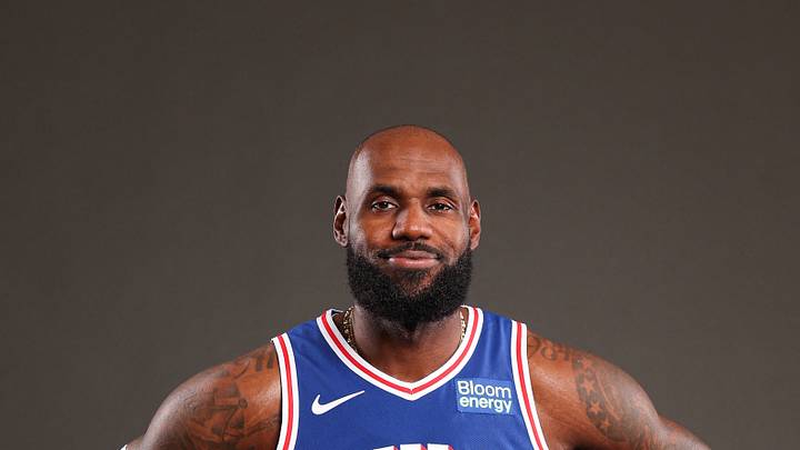 Sep 28, 2026; Camden, NJ, USA; Philadelphia 76ers LeBron James poses for a photo during media day. Mandatory Credit: Bill Streicher-Imagn Images Sep 28, 2026; Camden, NJ, USA; Philadelphia 76ers LeBron James poses for a photo during media day. Mandatory Credit: Bill Streicher-Imagn Images