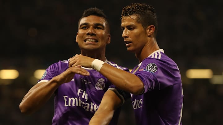 Casemiro y Cristiano Ronaldo Casemiro y Cristiano Ronaldo