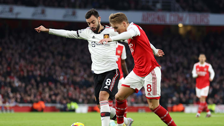 Danny Murphy would start Bruno Fernandes over Martin Odegaard