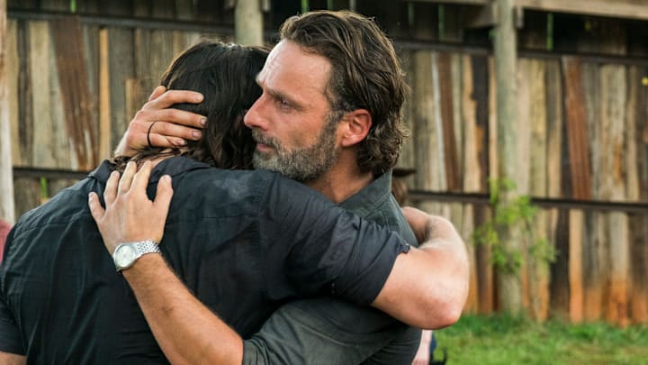 Andrew Lincoln as Rick Grimes, Norman Reedus as Daryl Dixon - The Walking Dead _ Season 7 Episode 8 Andrew Lincoln as Rick Grimes, Norman Reedus as Daryl Dixon - The Walking Dead _ Season 7 Episode 8