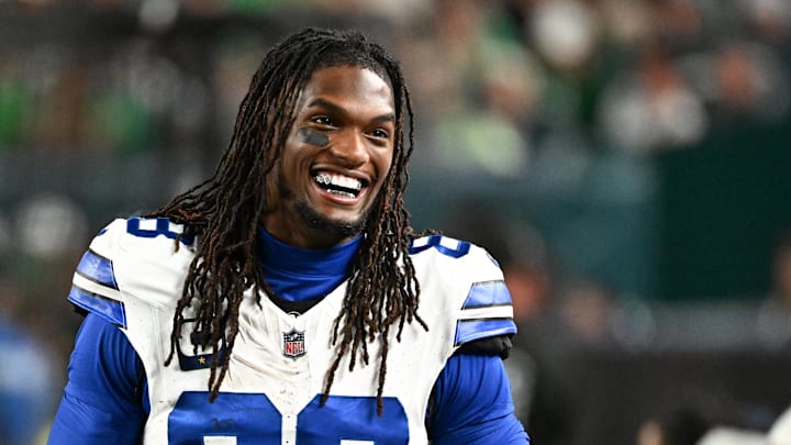 Sep 4, 2025; Philadelphia, Pennsylvania, USA; Dallas Cowboys wide receiver CeeDee Lamb (88) looks on during the fourth quarter of the game against the Philadelphia Eagles at Lincoln Financial Field. Mandatory Credit: Eric Hartline-Imagn Images