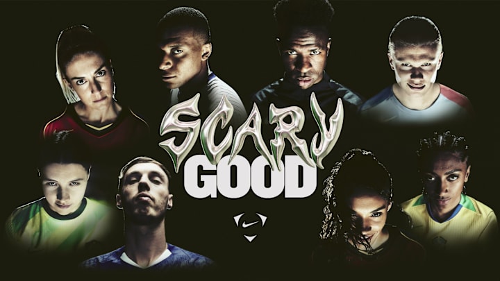 Nike Football is unveiling a new brand identity dubbed "SCARY GOOD." Nike Football is unveiling a new brand identity dubbed "SCARY GOOD."