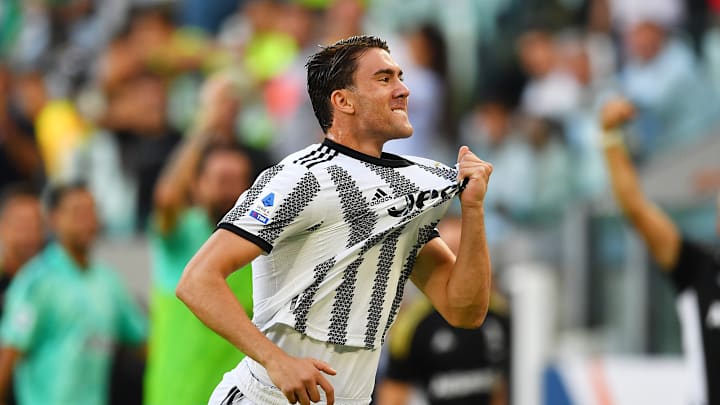 Dusan Vlahovic buteur face à la Roma