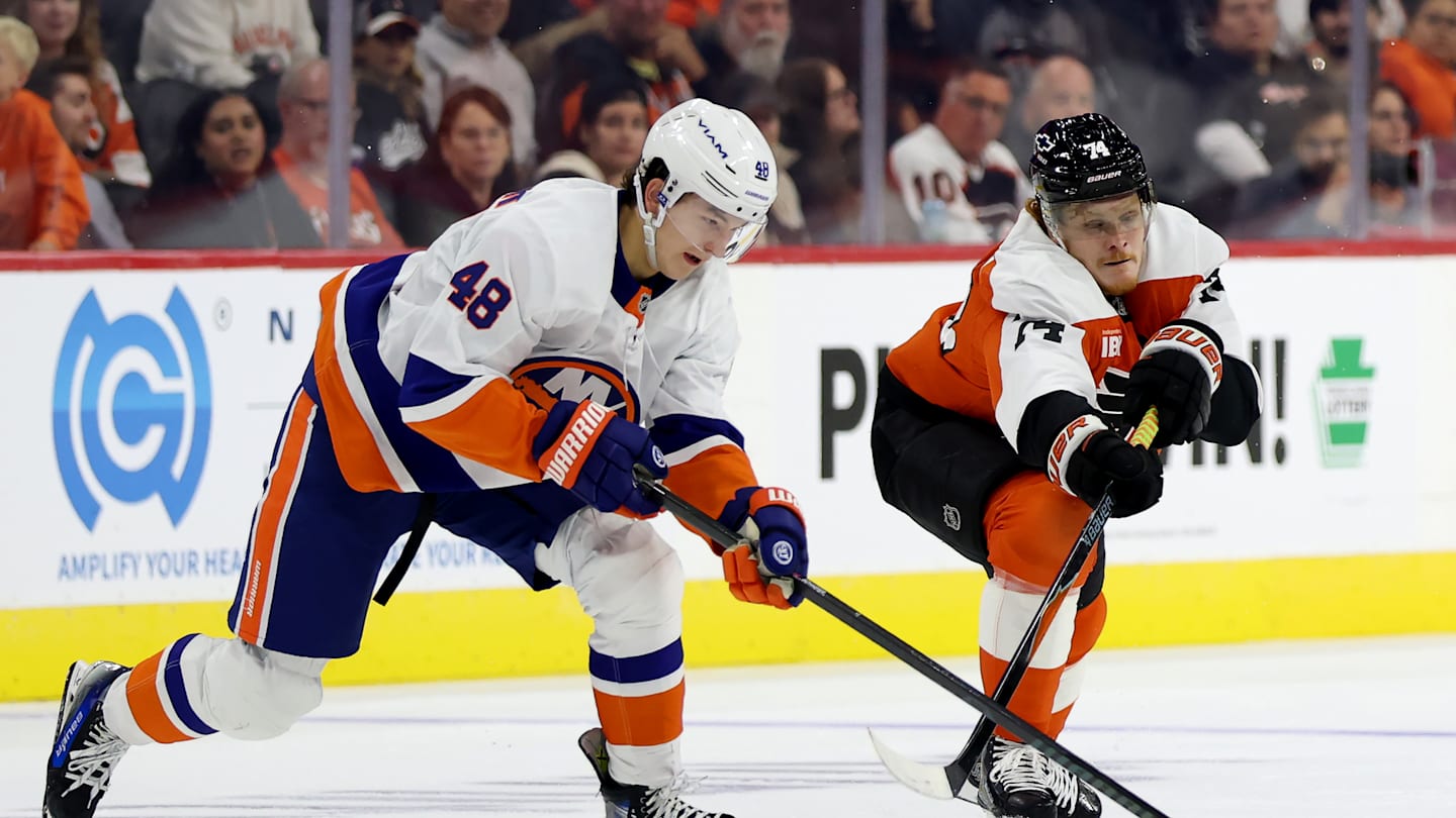 NY Islanders fall to Flyers 4-3 in shootout; Marshall Warren shines his NHL debut