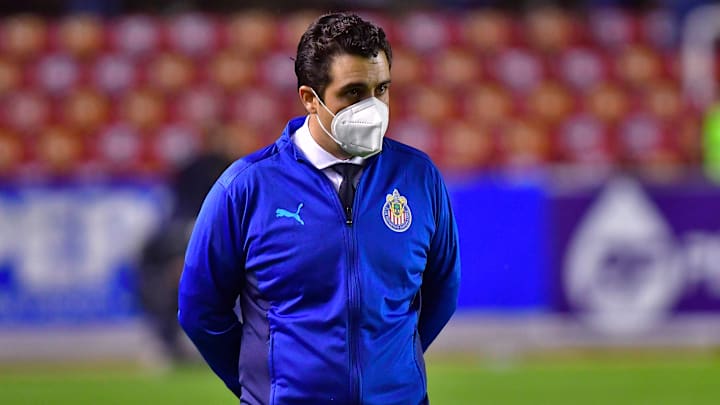 El entrenador de Chivas Marcelo Michel Leaño.