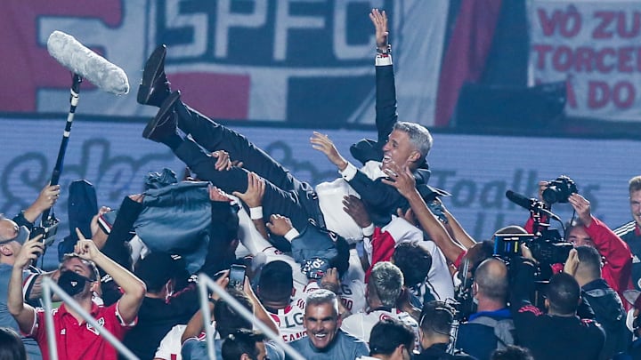 Argentino foi ovacionado após título paulista