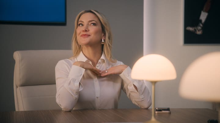 RUNNING POINT. Kate Hudson as Isla Gordon in Episode 108 of Running Point. Cr. Courtesy of Netflix © 2025