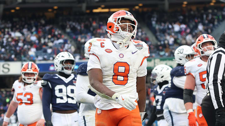 Clemson running back Adam Randall was selected by the Baltimore Ravens in the fifth round of the 2026 NFL Draft.