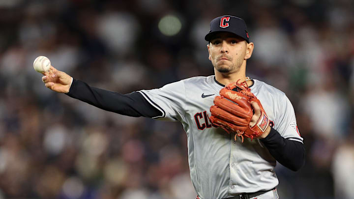 Cleveland Guardians infielder Andrés Giménez