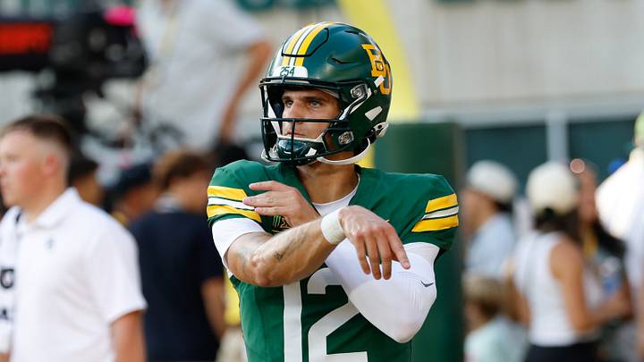 Sep 12, 2026; Waco, Texas, USA; Baylor Bears quarterback Nate Bennett Sep 12, 2026; Waco, Texas, USA; Baylor Bears quarterback Nate Bennett