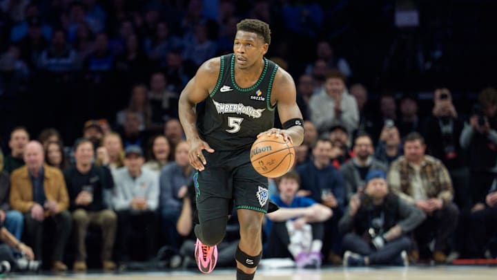 Minnesota Timberwolves guard Anthony Edwards.