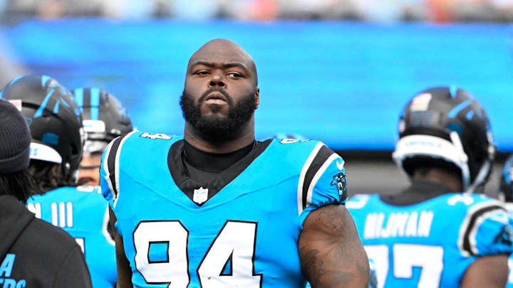 Carolina Panthers defensive end A'Shawn Robinson (94) before the game