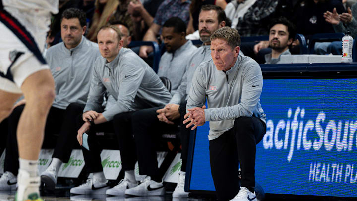 Gonzaga Bulldogs head coach Mark Few. Gonzaga Bulldogs head coach Mark Few.