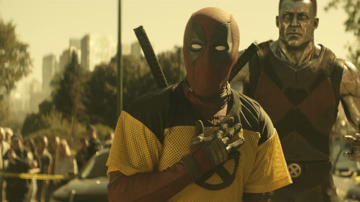 mb0340_pubstill_v0212.1010 – Deadpool (Ryan Reynolds) and Colossus in Twentieth Century Fox’s DEADPOOL 2. Photo Credit: Courtesy Twentieth Century Fox.
