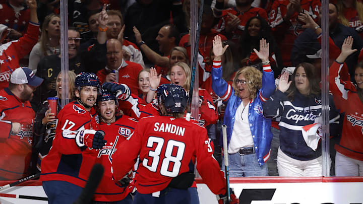 Anthony Beauvillier, Washington Capitals Mandatory Credit: Geoff Burke-Imagn Images