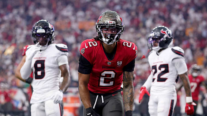 Tampa Bay Buccaneers wide receiver Emeka Egbuka