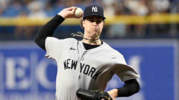 New York Yankees starting pitcher Cam Schlittler