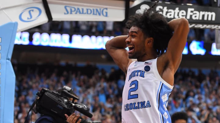 UNC basketball guard Coby White UNC basketball guard Coby White