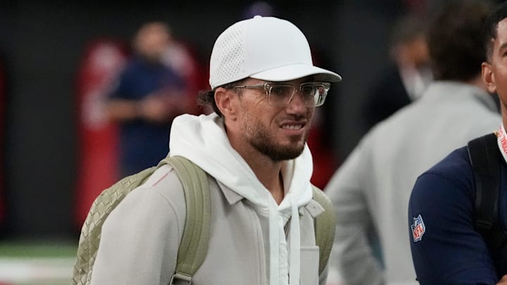 Miami Dolphins head coach Mike McDaniel looks on during UGA Football's Pro Day in Athens, Ga., on Wednesday, March 12, 2025. Representatives from all 32 NFL teams are on hand to watch former UGA football players in action. Miami Dolphins head coach Mike McDaniel looks on during UGA Football's Pro Day in Athens, Ga., on Wednesday, March 12, 2025. Representatives from all 32 NFL teams are on hand to watch former UGA football players in action.