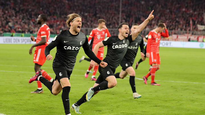 Lucas Höler feiert sein Elfmeter-Tor zum Sieg